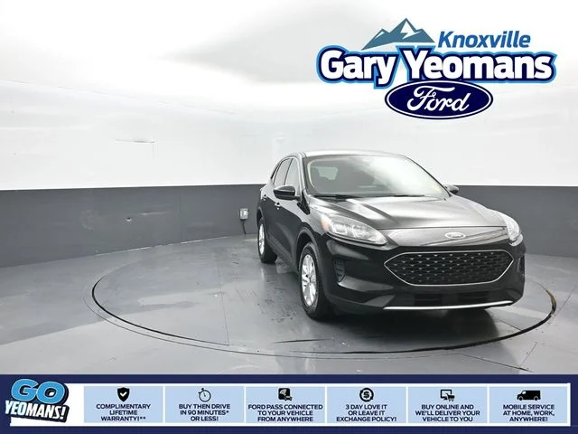 Certified Used 2020 Black Metallic Ford SE image 1