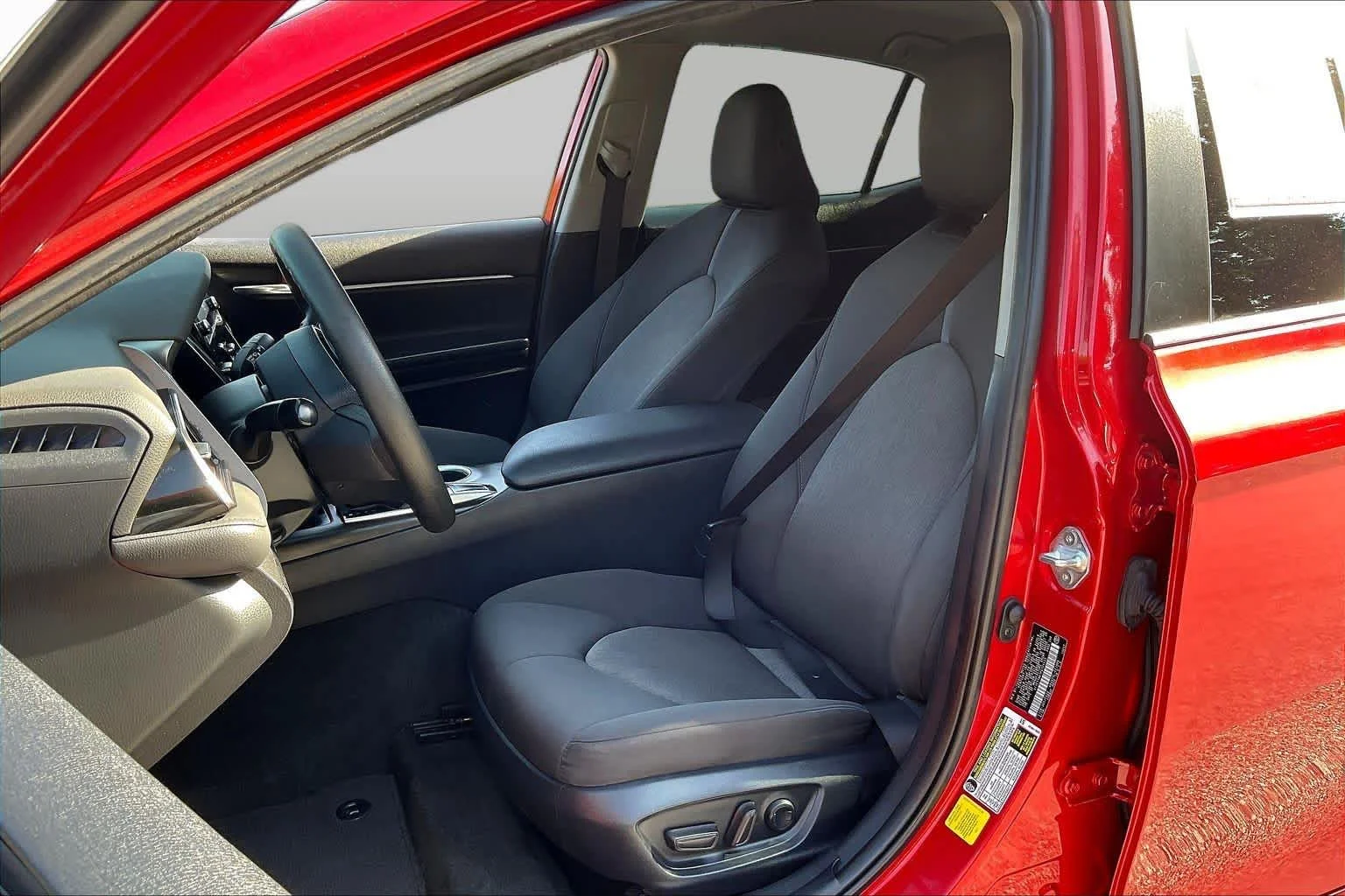 Certified Used 2023 Supersonic Red Toyota LE image 8