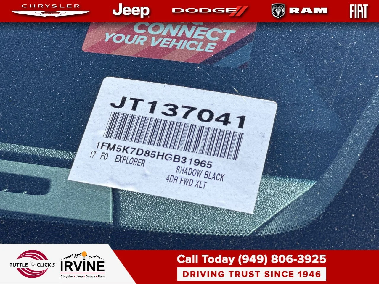 Used 2017 Shadow Black Ford XLT image 42