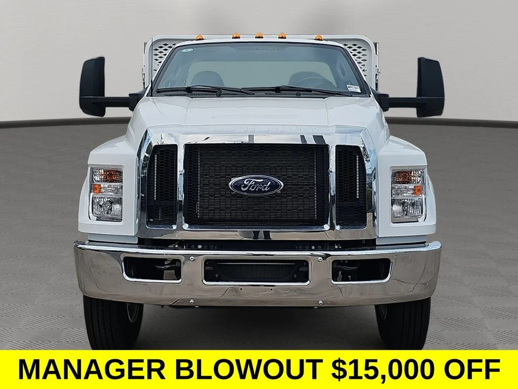 New 2024 Oxford White Ford F-650 SD Gas Straight Frame image 8
