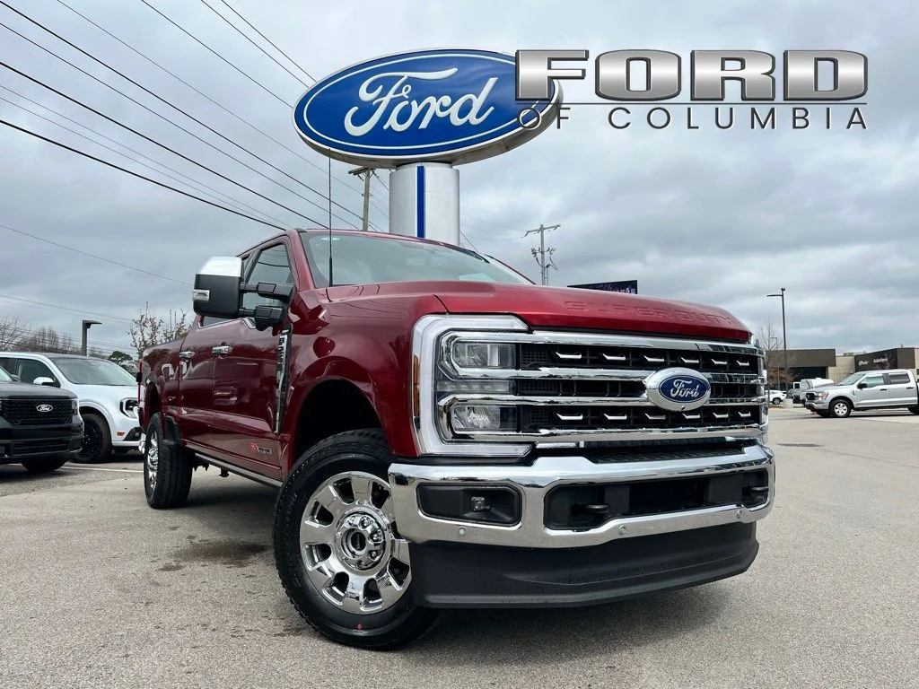 New 2026 Red Ford Lariat image 1
