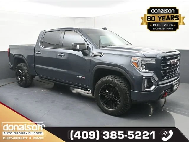Used 2021 DARK SKY METALLIC GMC AT4 image 1