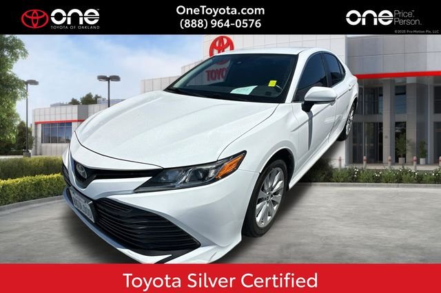Used 2019 White Toyota LE image 1
