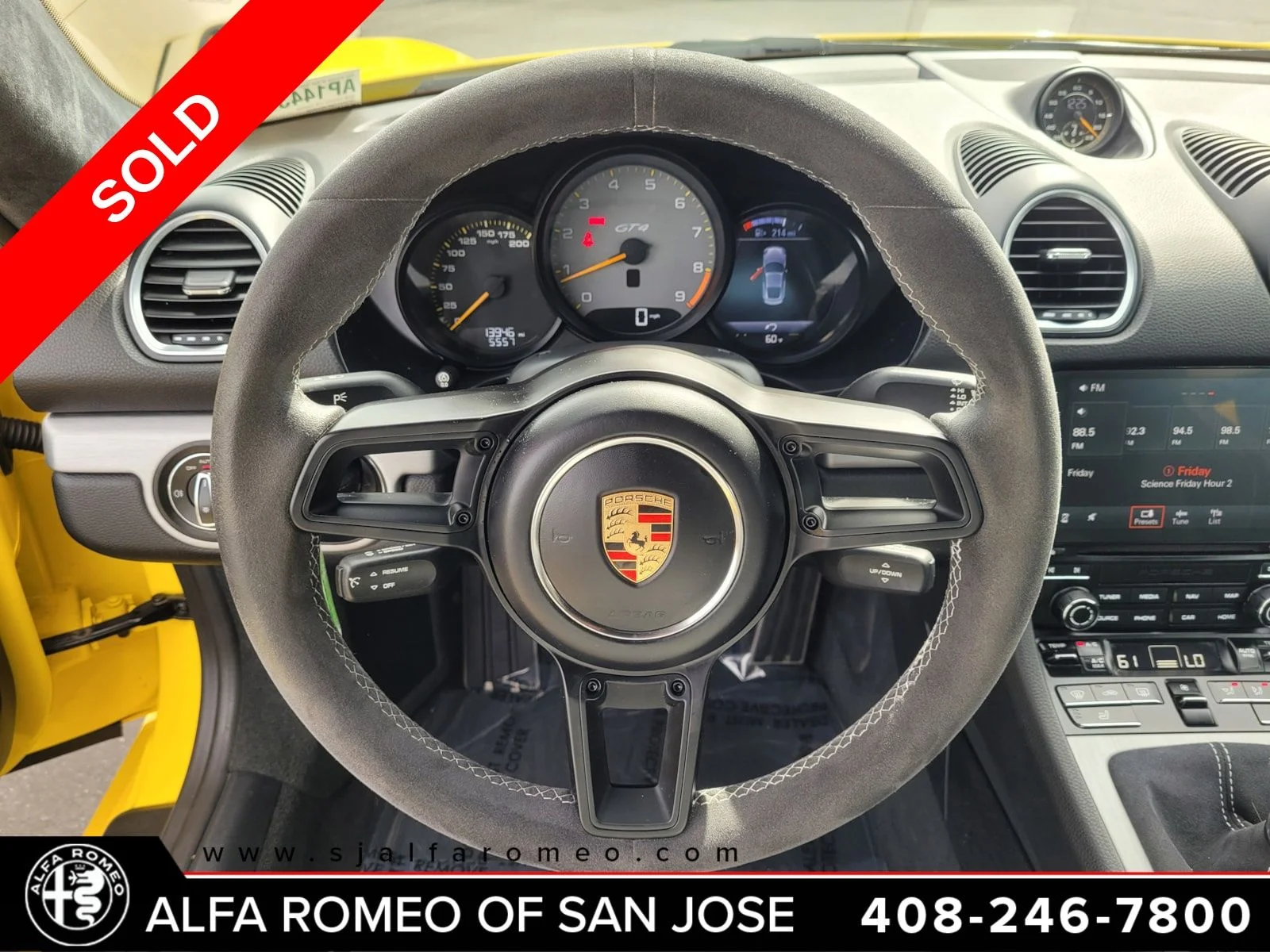 Used 2020 Yellow Porsche GT4 image 10