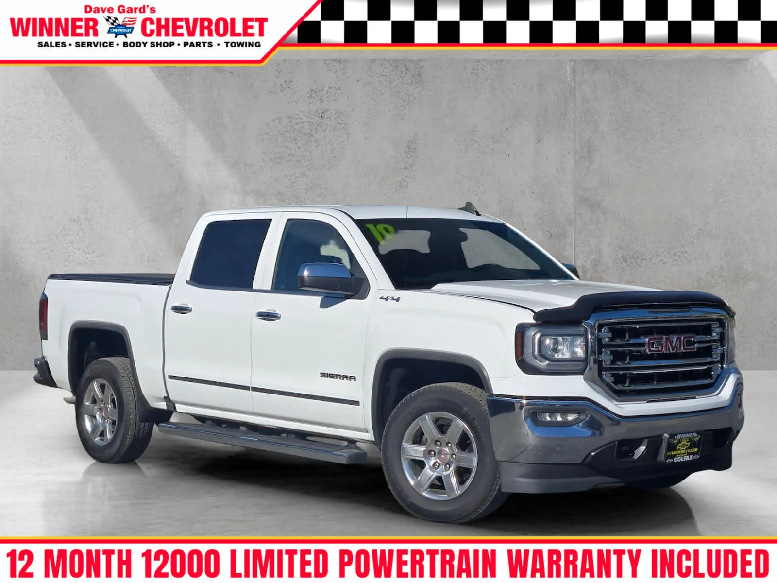 Used 2018 SUMMIT WHITE GMC SLT image 1