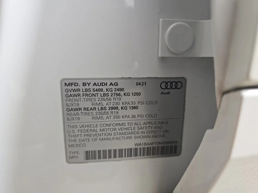 Used 2021 Glacier White Audi 45 Premium Plus image 34