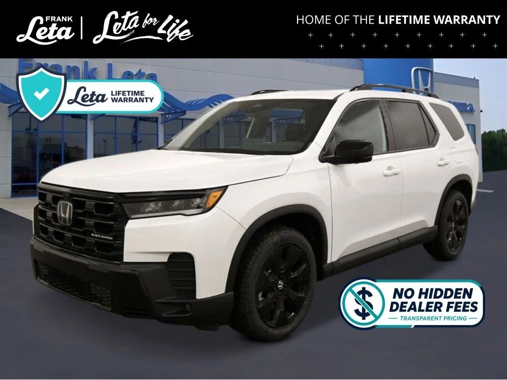 New 2026 Platinum White Pearl Honda AWD Black Edition image 1