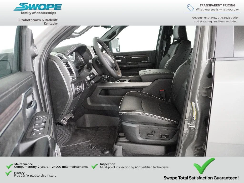 New 2026 Ceramic Gray Clear-Coat Exterior Paint RAM Laramie image 11