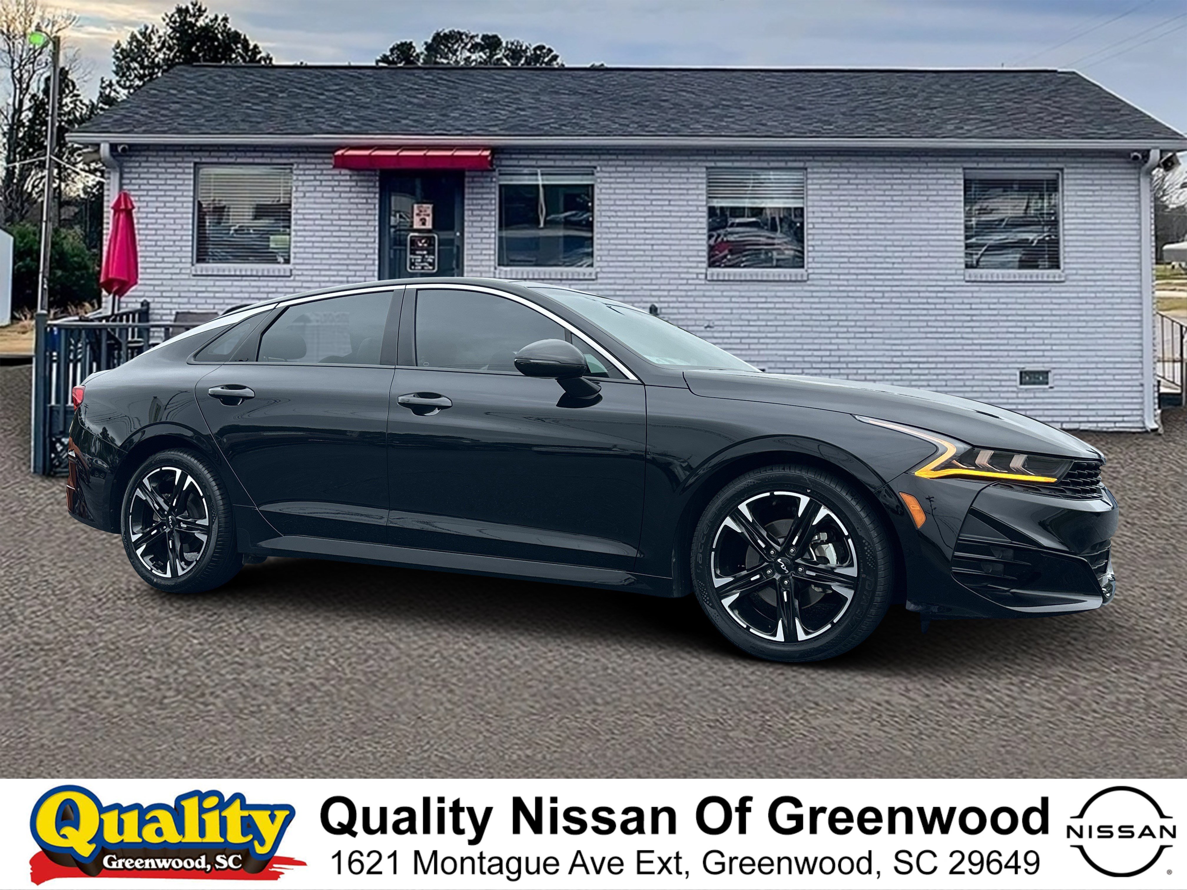 Used 2023 Ebony Black Kia GT-Line image 1
