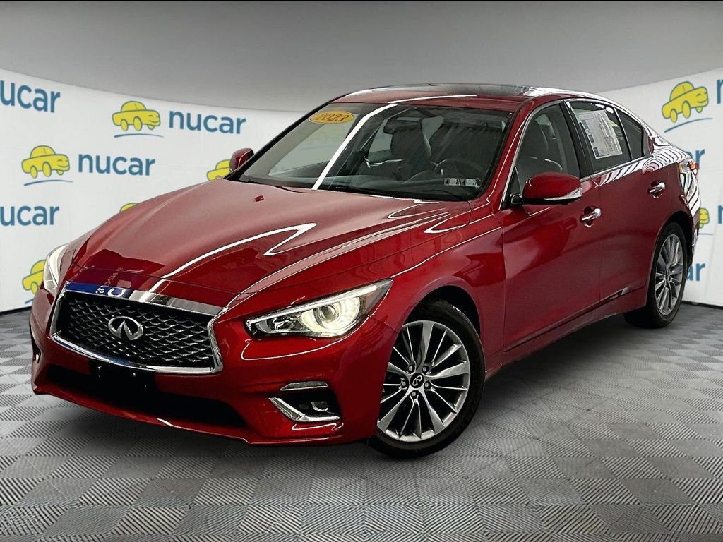 Used 2023 Dynamic Sunstone Red INFINITI LUXE image 3