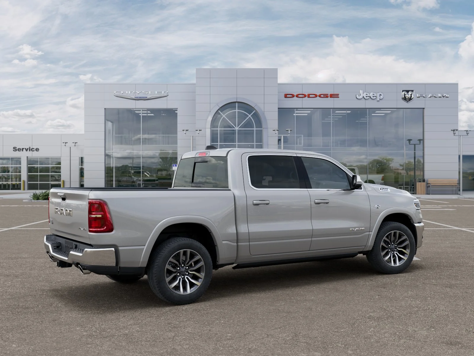 New 2026 Silver Zynith Exterior Paint RAM Limited Longhorn image 49