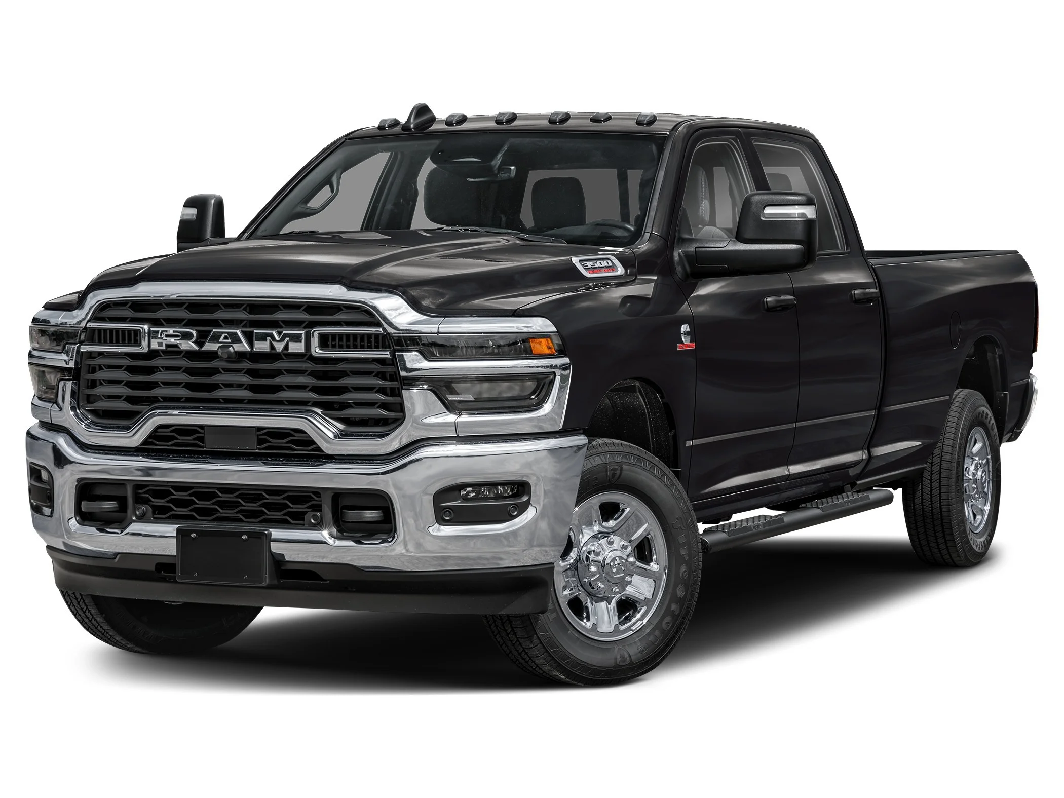 New 2027 Diamond Black Crystal Pearl-Coat  Paint Ram TRADESMAN CREW CAB 4X4 8