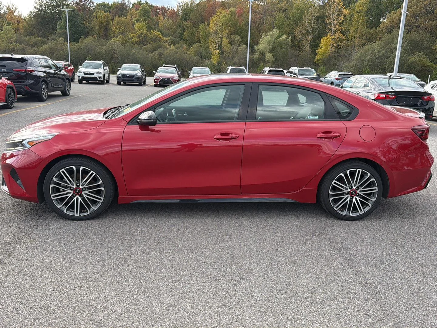 Used 2023 Currant Red Kia GT image 6