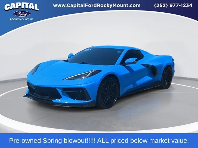 Used 2022 Blue Chevrolet Stingray image 1