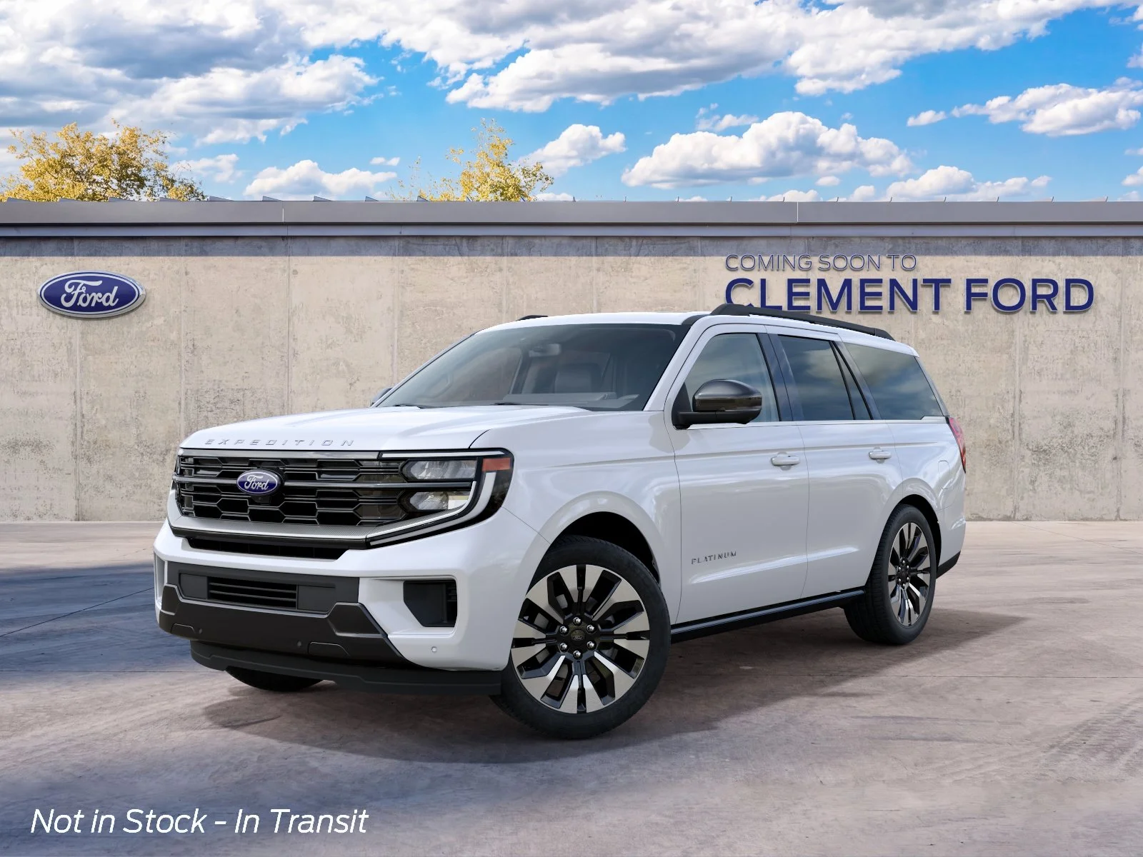 New 2027 Star White Metallic Tri-Coat Ford Platinum image 2