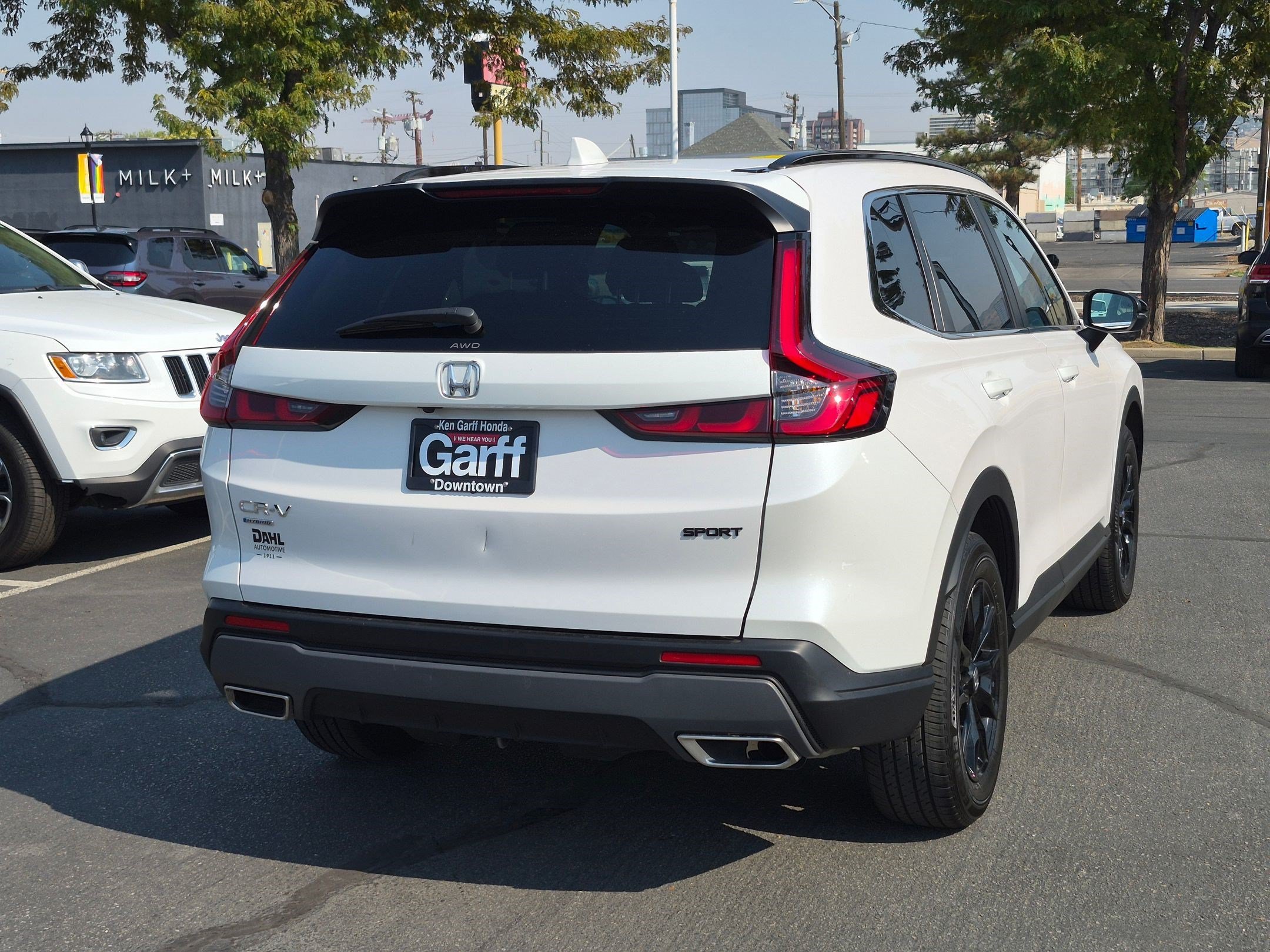 Used 2025 Platinum White Pearl Honda Sport image 3