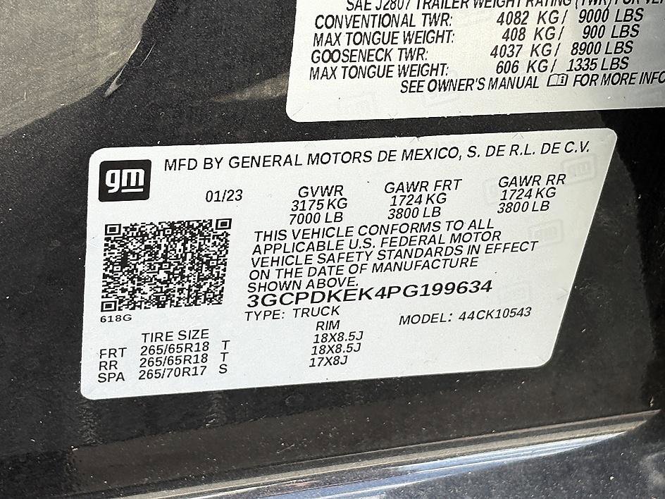 Used 2023 Dark Ash Metallic Chevrolet LT image 24
