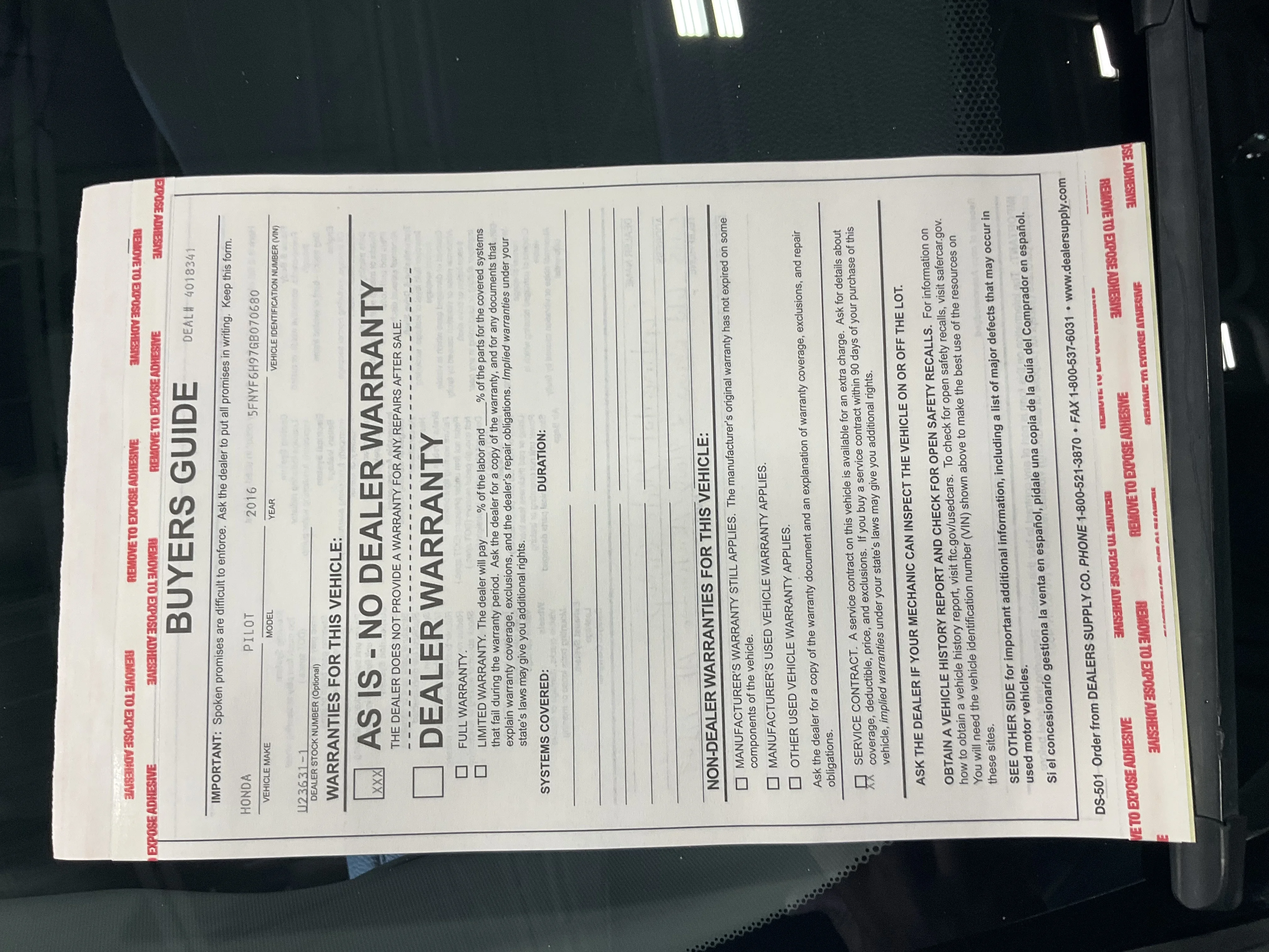 Used 2016 Grey Honda Touring image 7