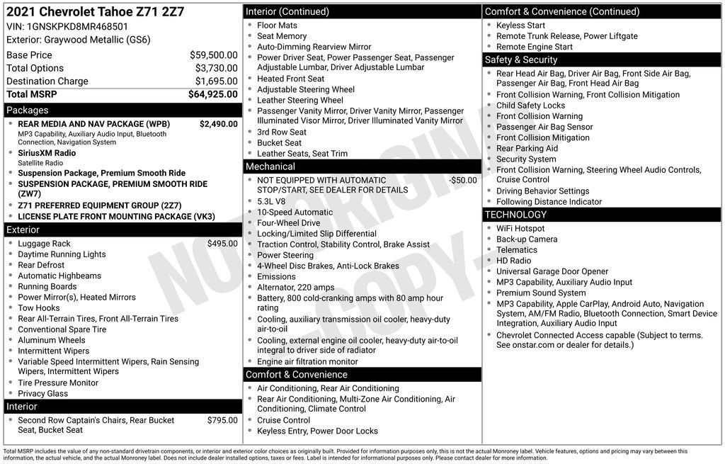 Used 2021 Gray Chevrolet Z71 image 19