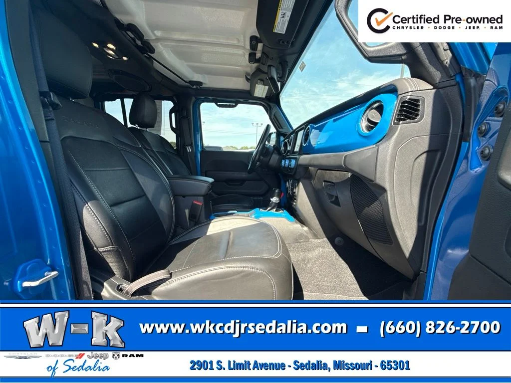 Certified Used 2023 Blue Jeep Sahara 4xe image 30