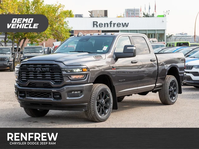 2026 RAM 3500 Big Horn Night* Crew Cab 4x4, High Output Cummins, 5th Wheel Prep