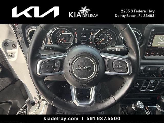 Used 2021 White Jeep Unlimited Sahara Altitude image 31
