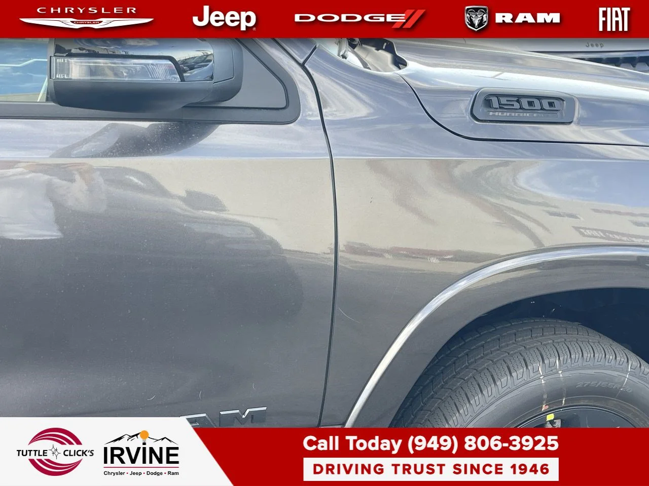 New 2027 Granite Crystal Metallic Clear-Coat Exterior Paint RAM Big Horn image 14