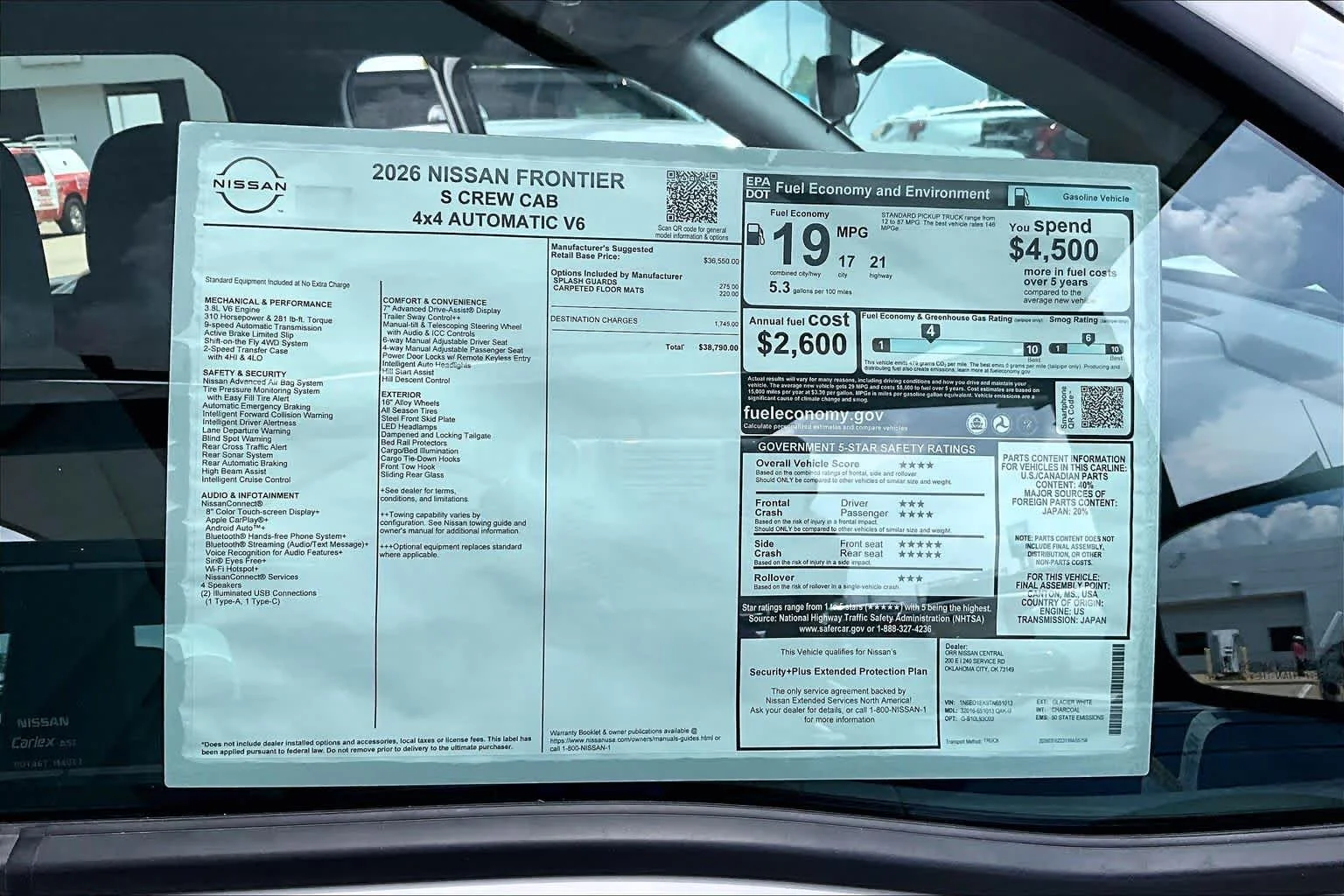 New 2026 Glacier White Nissan S image 18