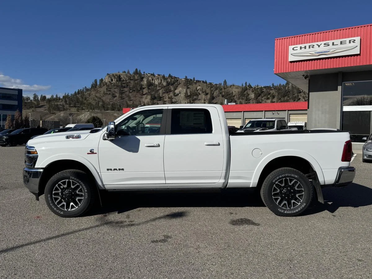 New 2026 White RAM Limited Longhorn 4x4 Crew Cab 6