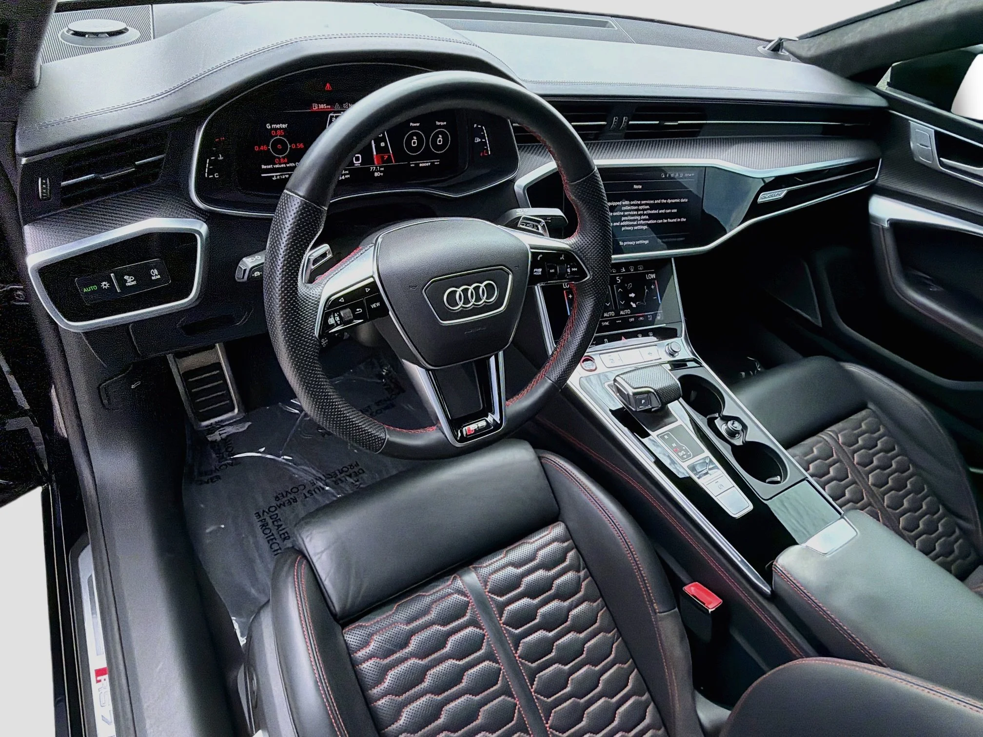 Used 2021 Black Crystal Audi 4.0T image 26