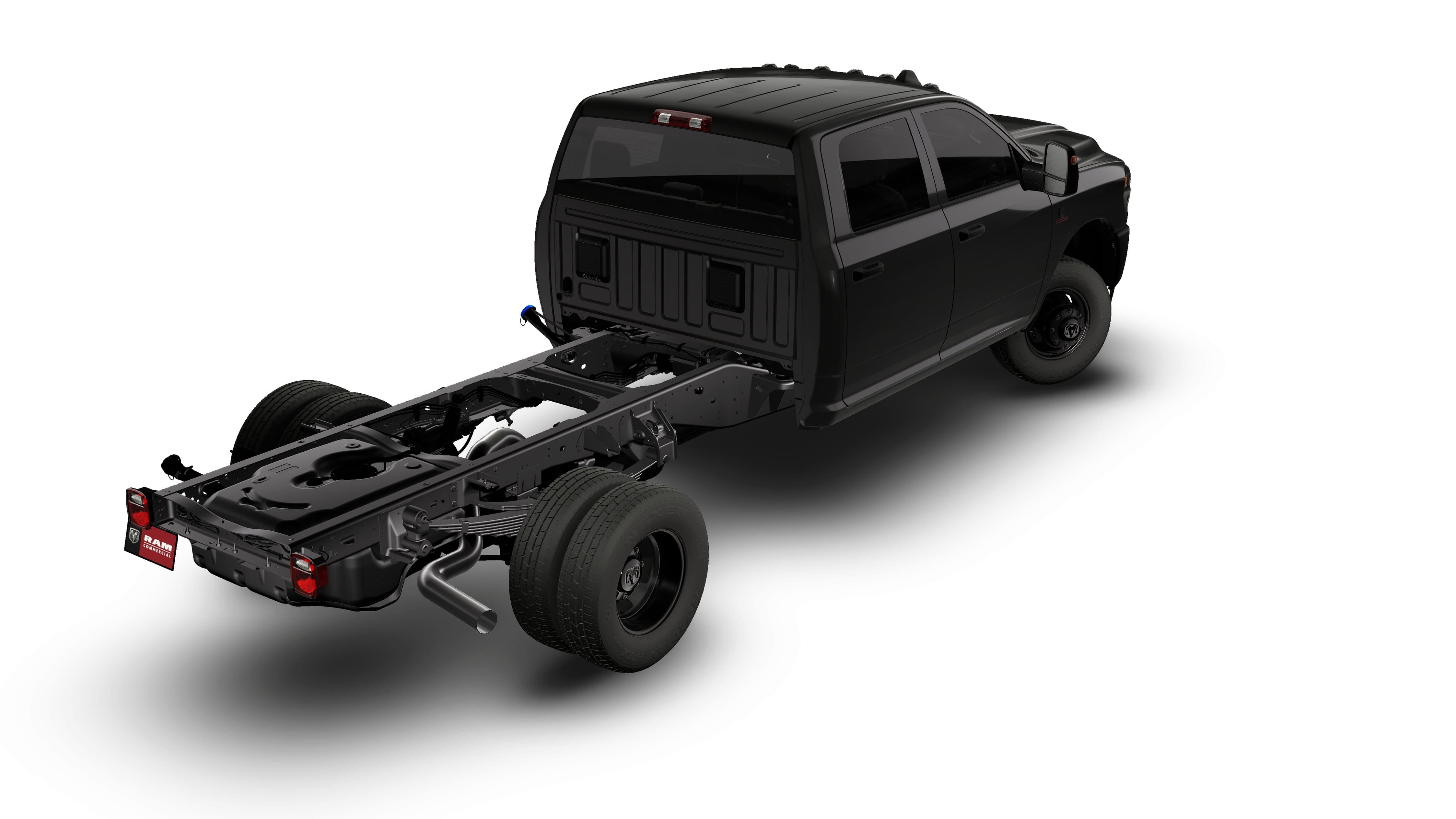 New 2026 Diamond Black Crystal Pearl-Coat Exterior Paint RAM TRADESMAN image 14