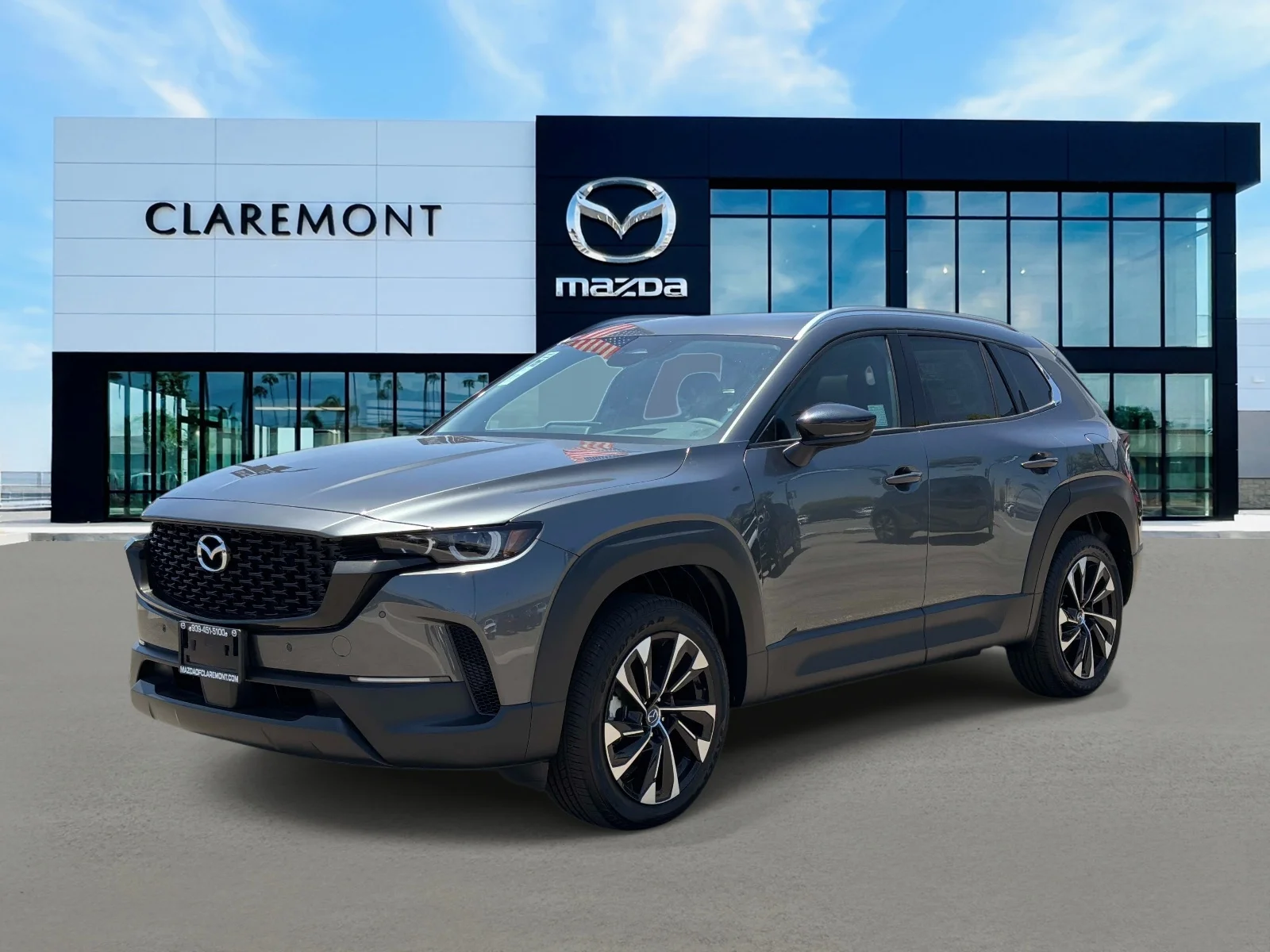 New 2026 Machine Gray Metallic Mazda Premium Plus AWD image 3