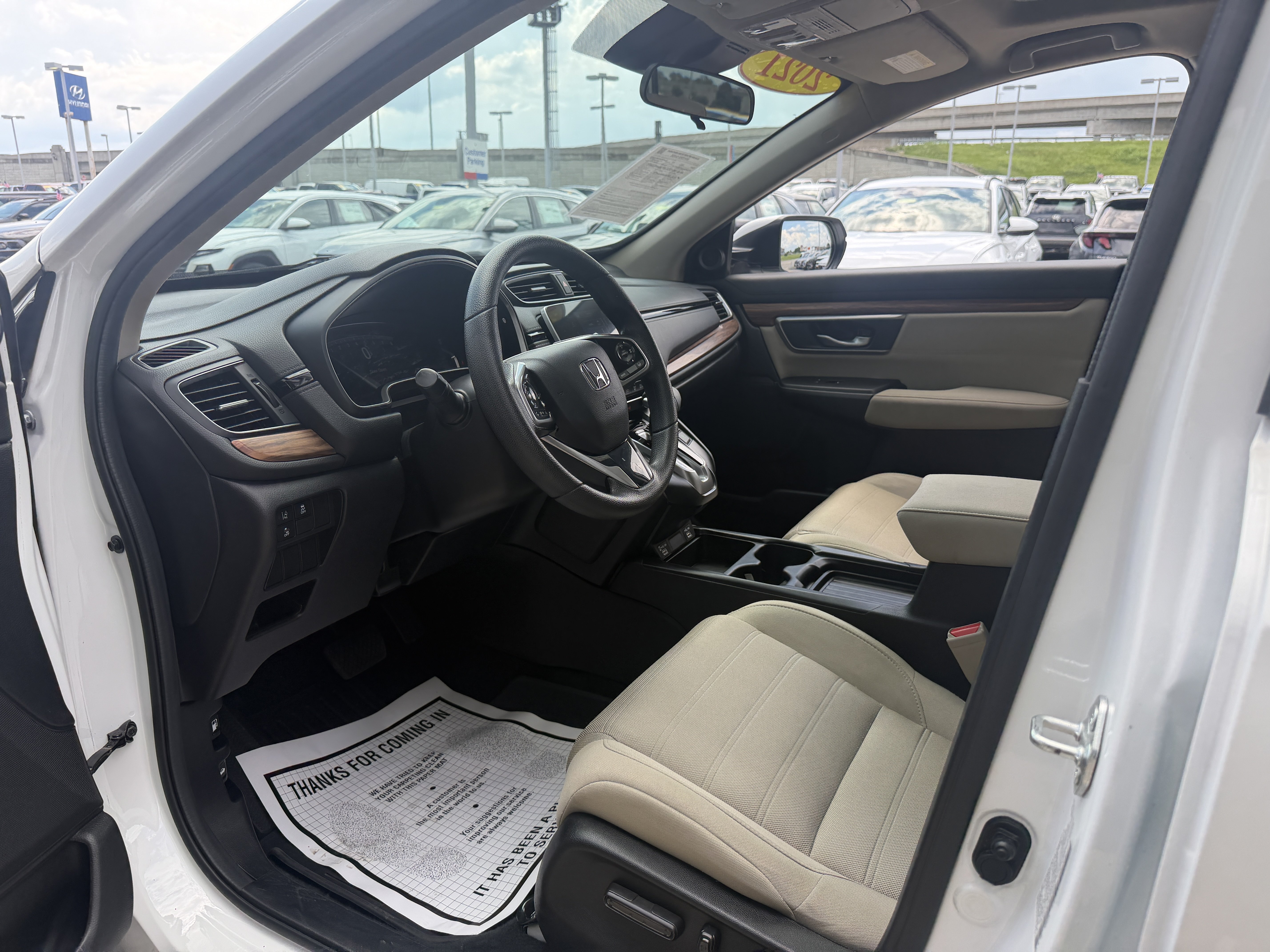 Used 2021 Platinum White Pearl Honda EX image 30