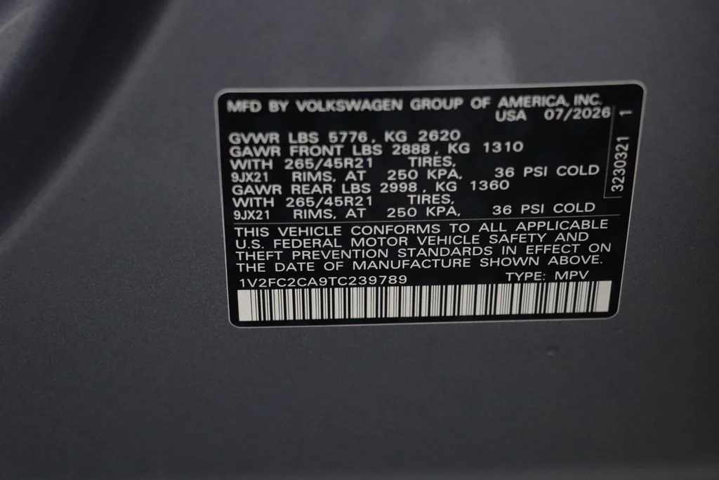 New 2026 Silver Mist Volkswagen SEL Premium R-Line image 25