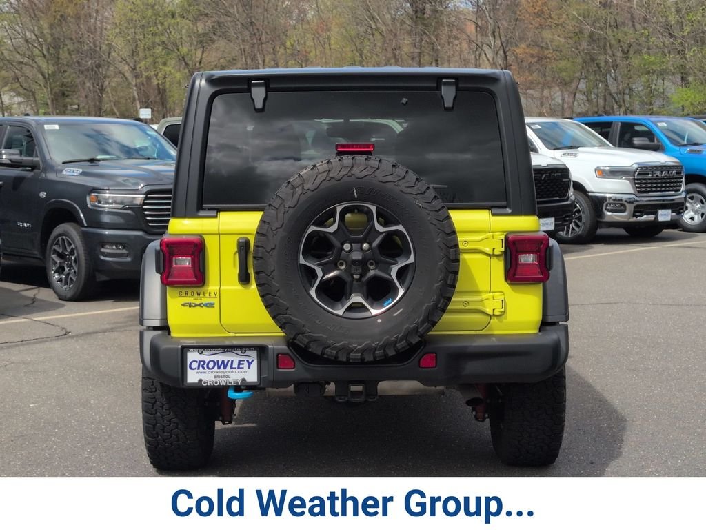 Certified Used 2023 Yellow Jeep Rubicon 4xe image 6