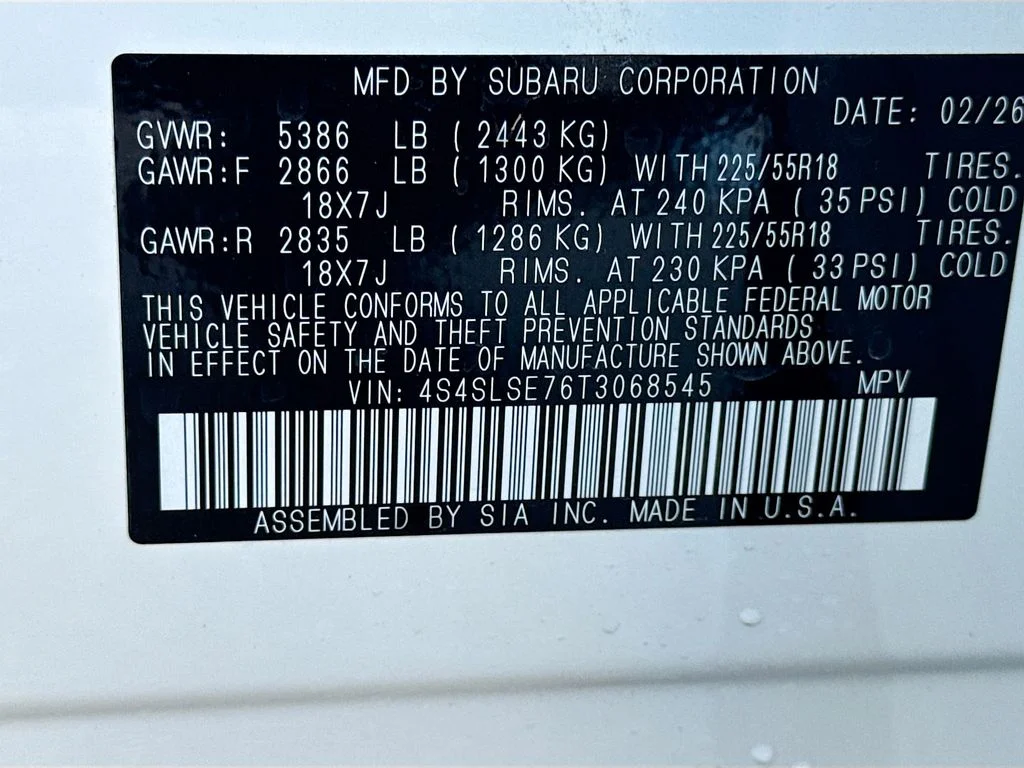 New 2026 CRYSTAL WHITE PEARL Subaru Premium Hybrid image 43