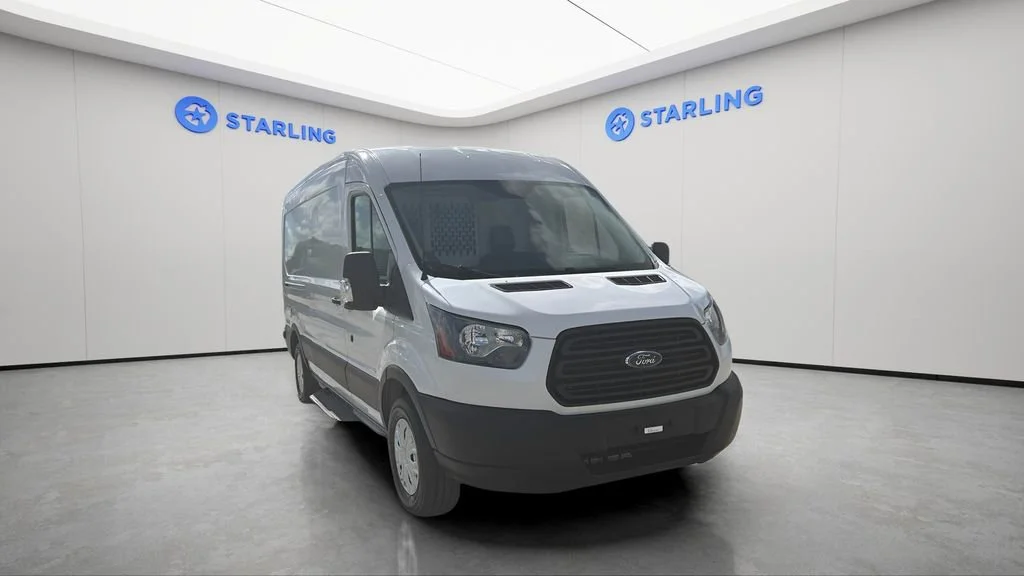Used 2019 White Ford T-150 148" Med Rf 8600 GVWR Sliding RH Dr image 14