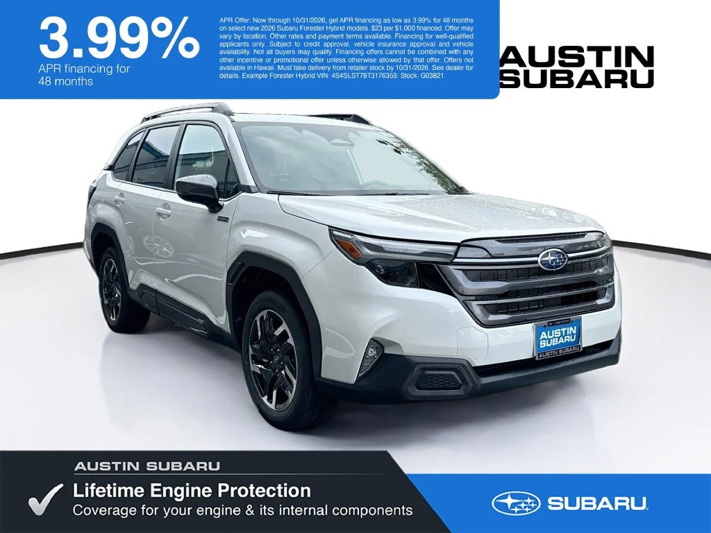 New 2026 White Subaru Limited Hybrid image 1