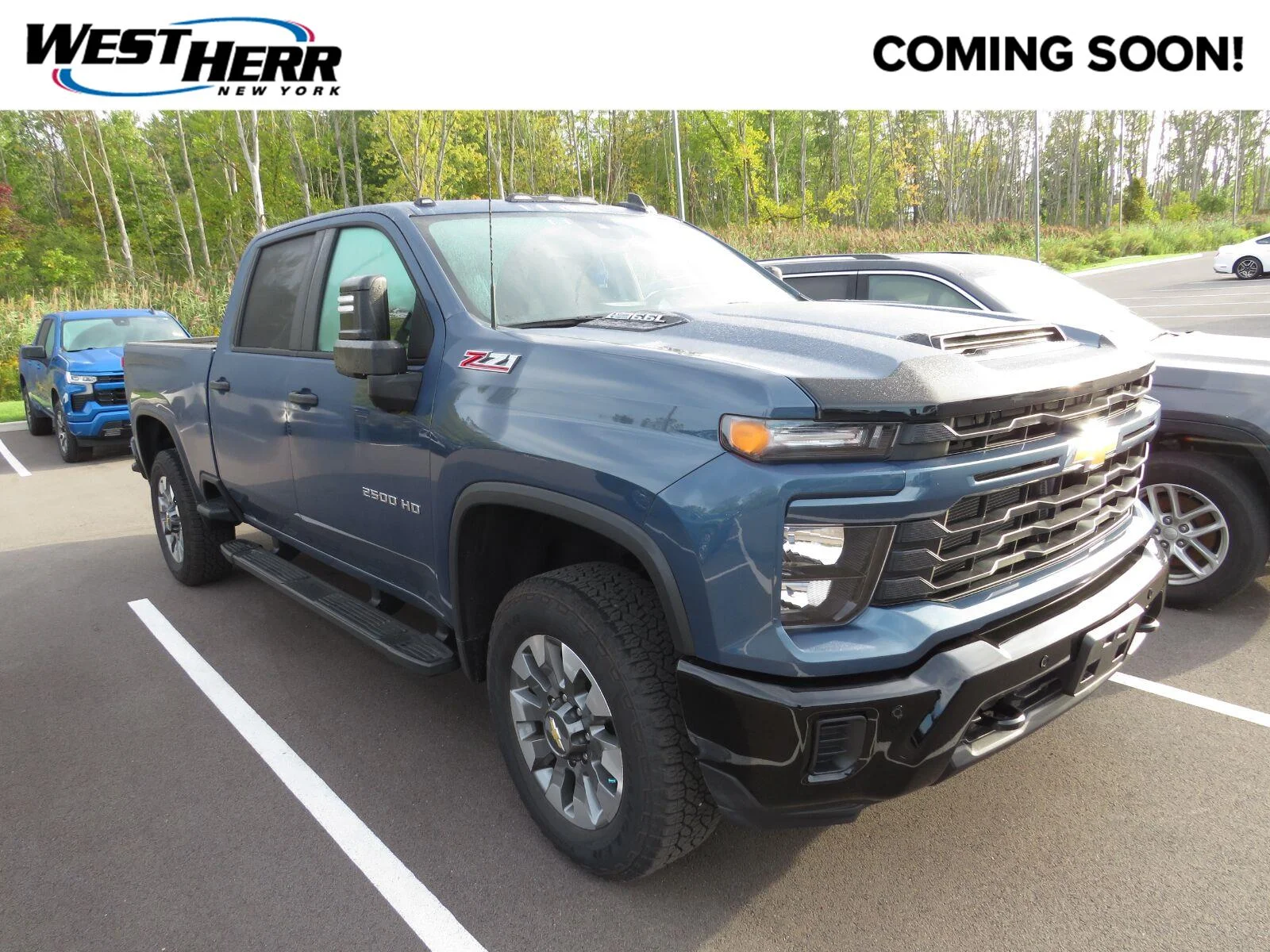 Used 2025 Lakeshore Blue Metallic Chevrolet Custom image 1