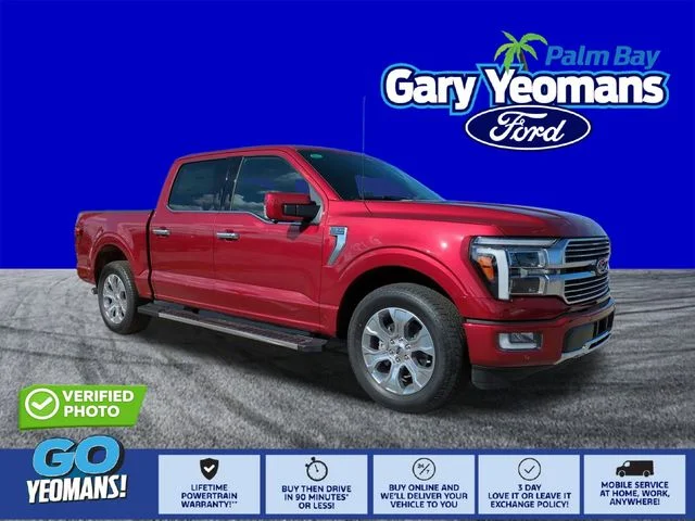 New 2026 Ruby Red Metallic Tinted Clearcoat Ford Platinum® image 1