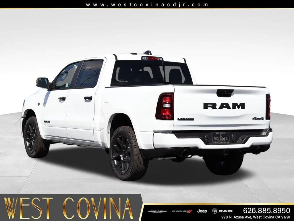 New 2026 Bright White Clear-Coat Exterior Paint RAM Laramie image 7
