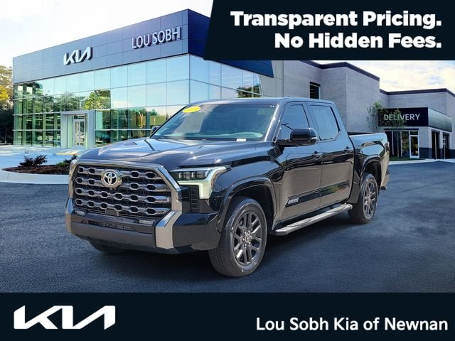 Used 2023 Midnight Black Metallic Toyota Platinum image 1