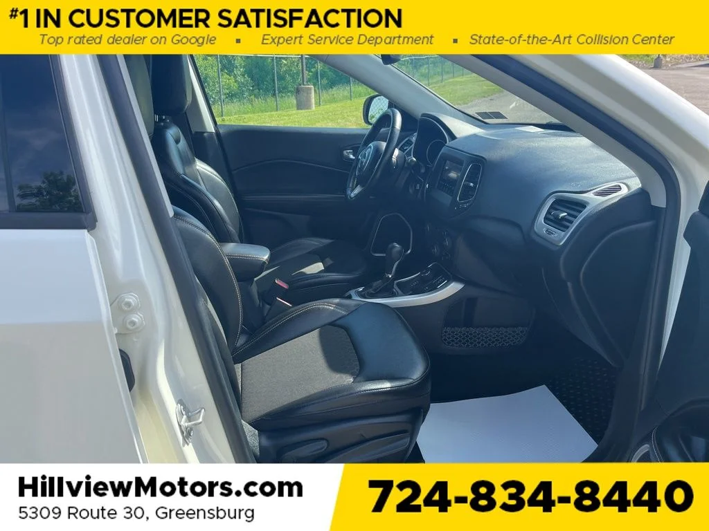 Used 2021 White Clearcoat Jeep Latitude image 30