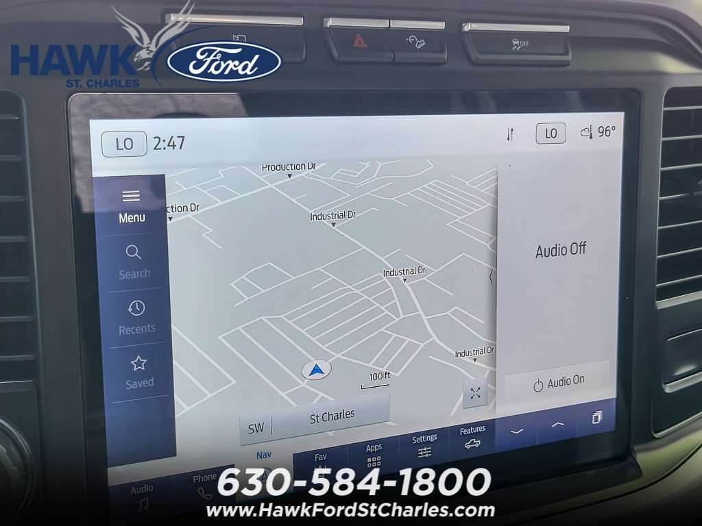 Used 2023 Antimatter Blue Metallic Ford XLT image 12