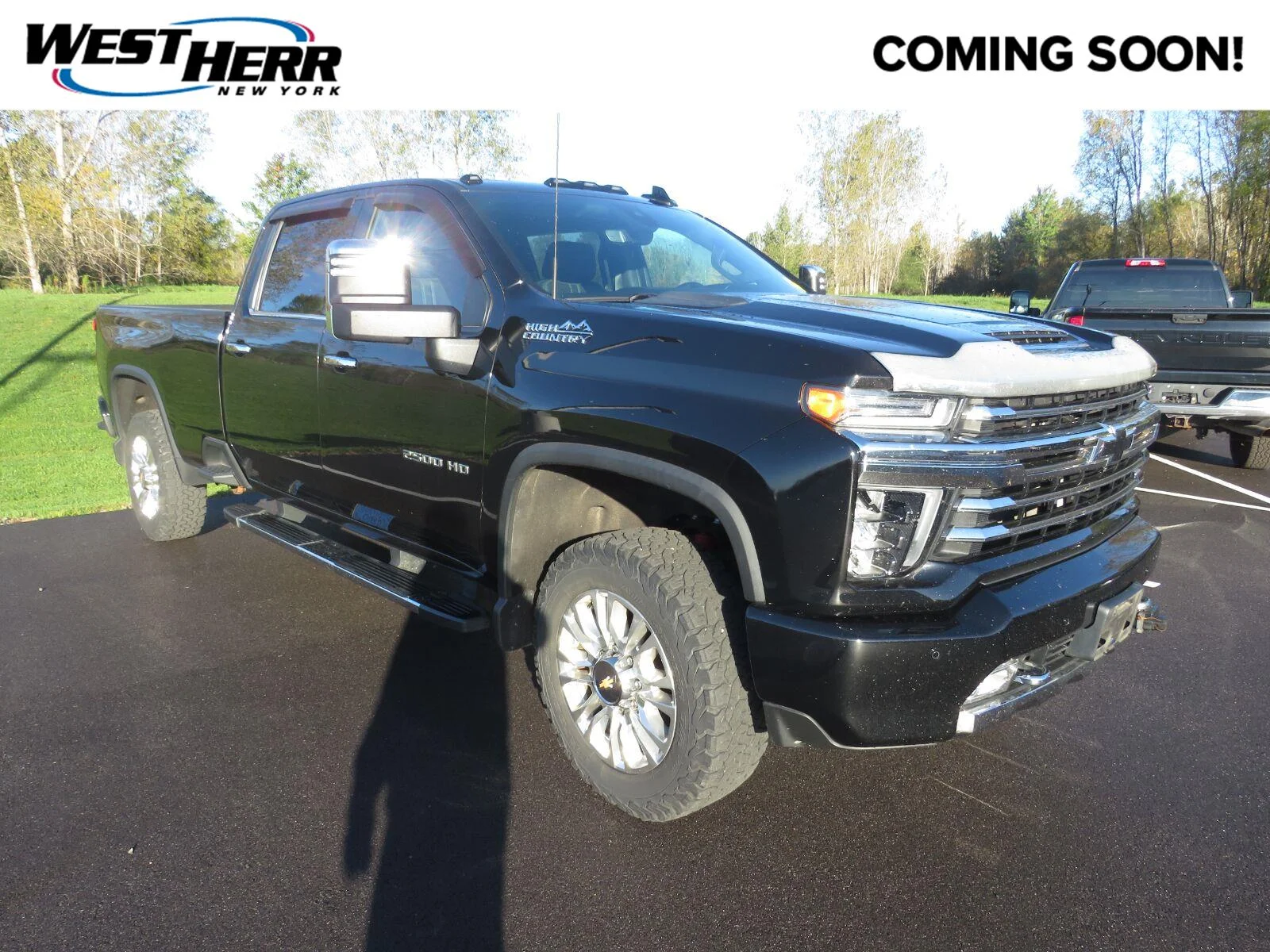 Used 2022 Mosaic Black Metallic Chevrolet High Country image 1