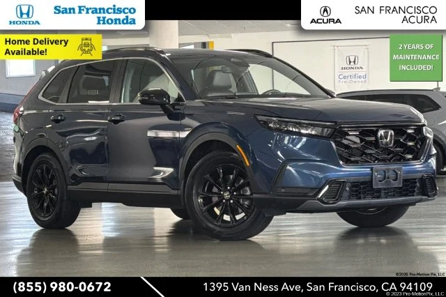 Certified Used 2025 Canyon River Blue Met Honda Sport-L image 1
