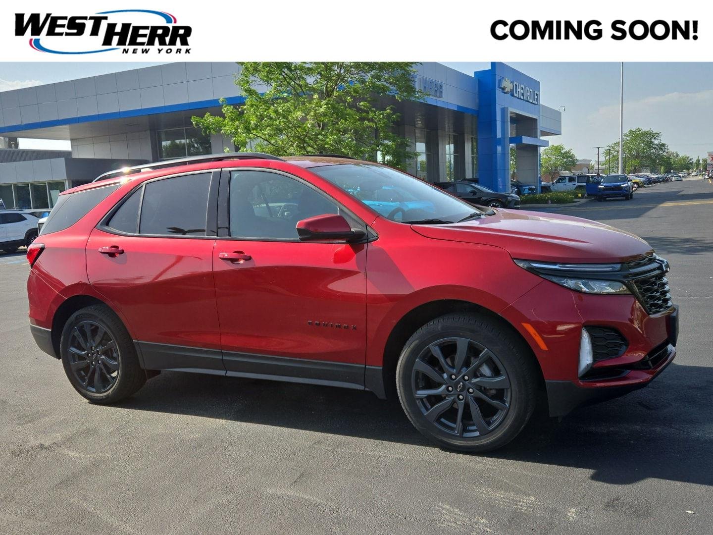 Used 2024 Radiant Red Tintcoat Chevrolet RS image 1