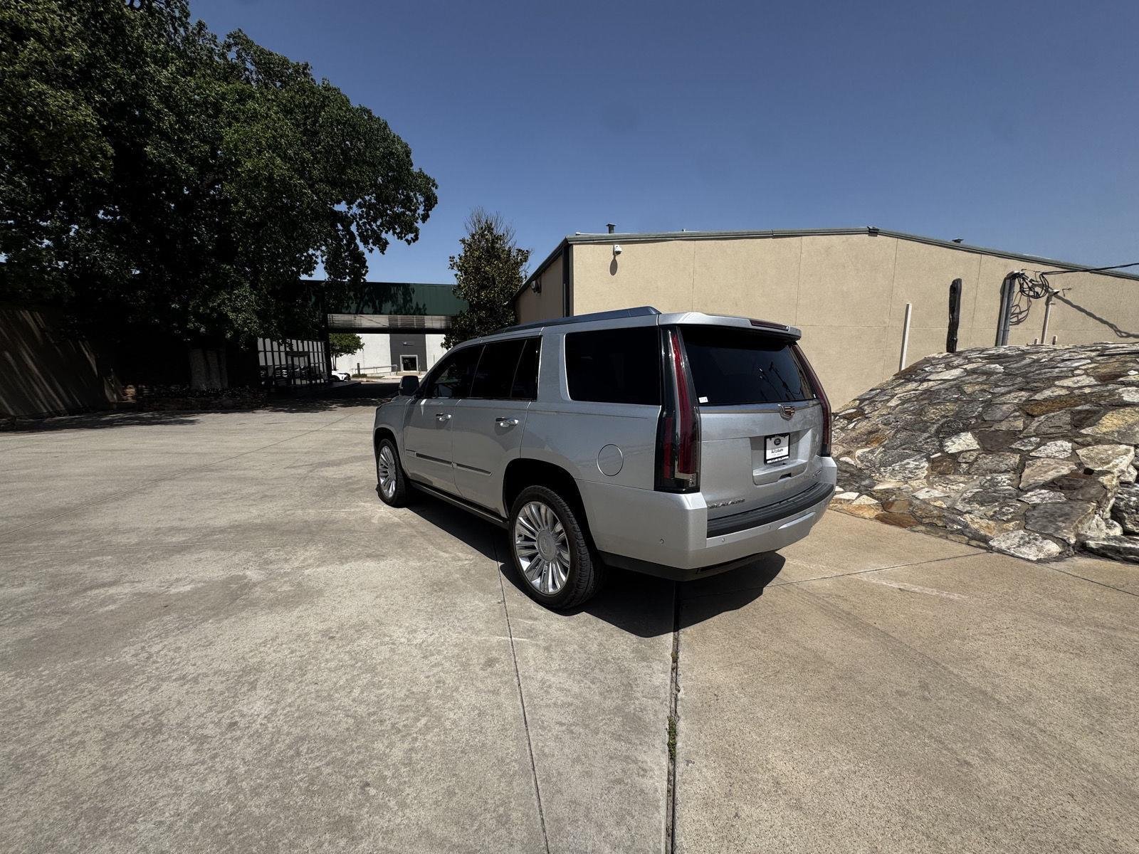 Used 2017 Radiant Silver Metallic Cadillac Platinum image 3
