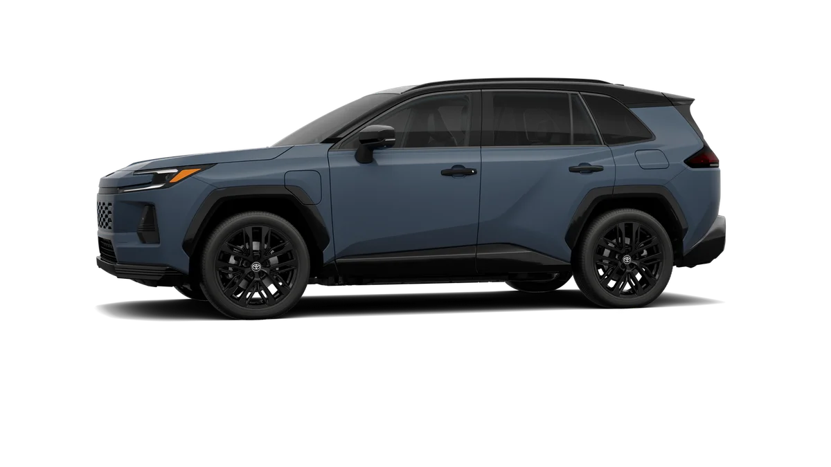 New 2026 Storm Cloud with Midnight Black Metallic roof Toyota XSE image 3
