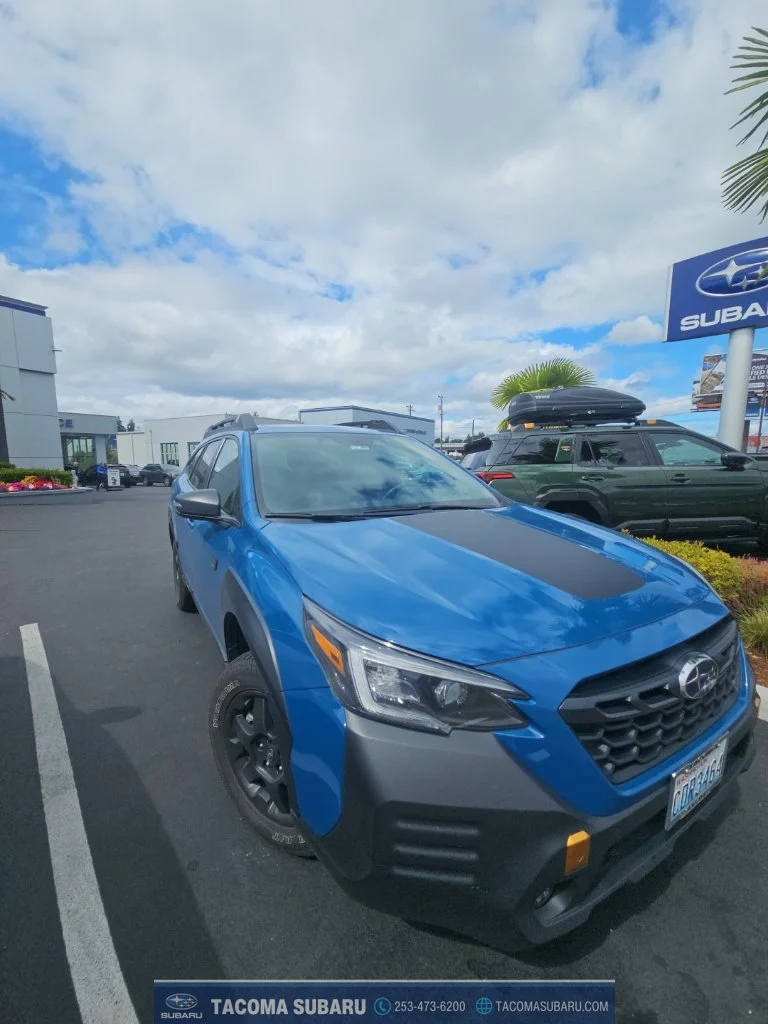 Used 2023 Blue Subaru Wilderness image 3
